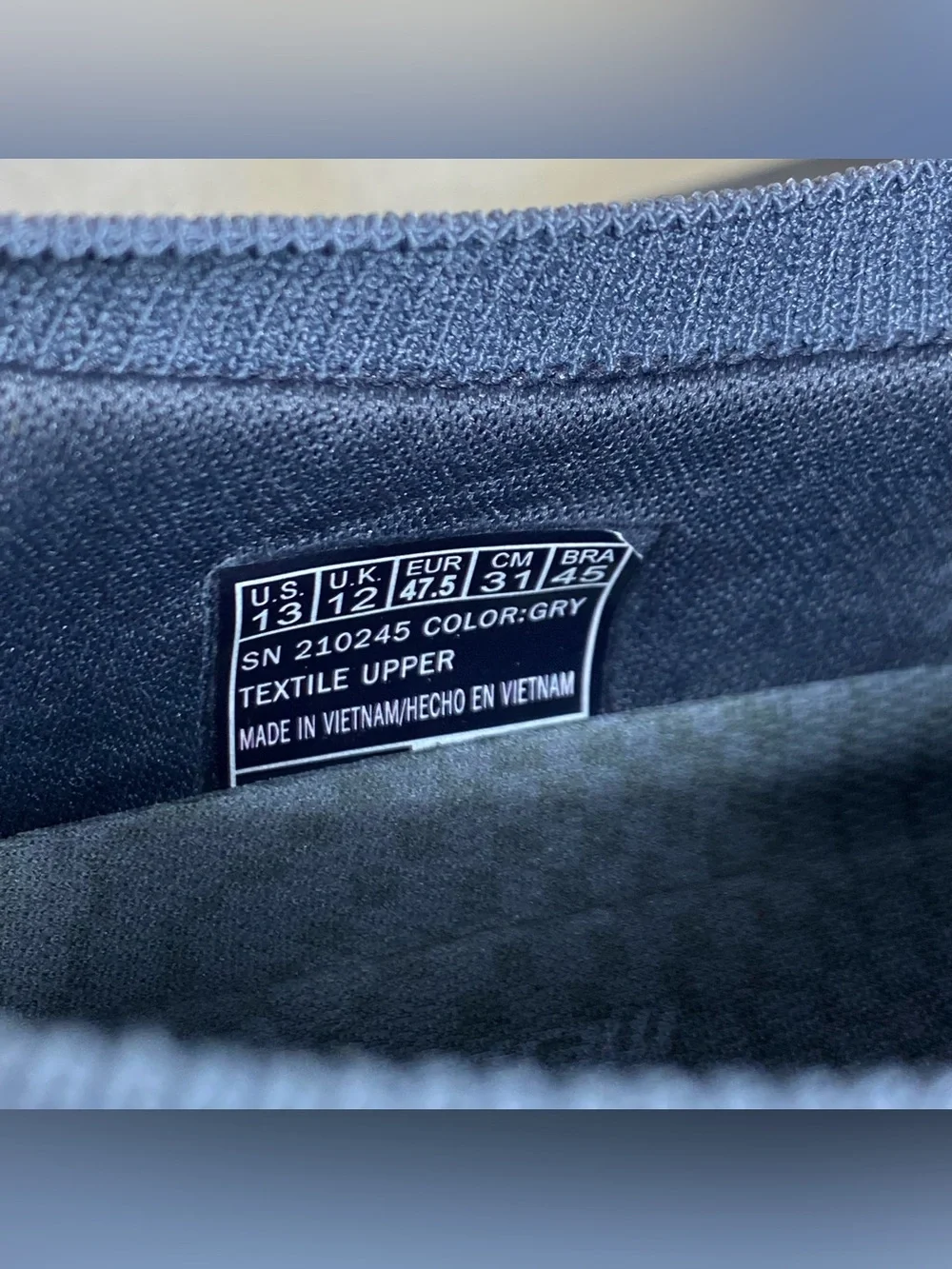 Skechers Lattimore Slip-Ons Grey Men's Size 13 Shoes Memory Foam Sneakers 210245